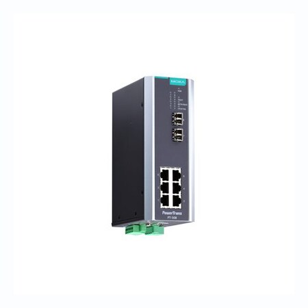 Moxa Iec 61850-3 Mgd Eth. Swtch W/ 6 10/100Baset(X)Ports, Pt-508-Mm-Lc-48 PT-508-MM-LC-48